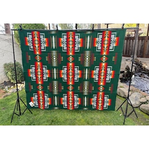 Vintage Pendleton Chief Joseph Blanket.Original Beaver State Box Era & Tags USA.