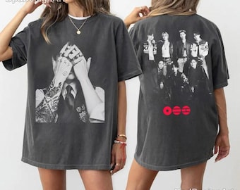 Maglietta vintage BTS Comfort Colors, maglietta bootleg di Jungkook, merchandising Kpop, maglietta grafica Bangtan Boys, regalo per fan Army, abbigliamento Kpop estetico