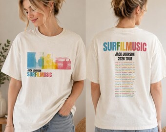 Comfort Colors NEUE JACK JOHNSON - SURFILmusic Merchandise Tour 2026 Nachdruck