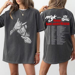 MGK Lost Americana Tour 2026 T-Shirt, doppelseitiges Rap-Rock-Konzert-Shirt, Geschenk für Machine Gun Kelly-Fans Bild 1