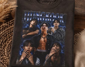 Comfort Colors® Jungkook Shirt for Men and Women, Kpop Idol Merch 90s