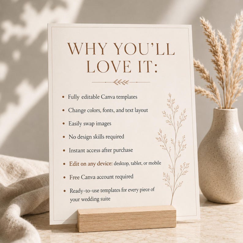 Lavender Purple Ivory Wedding Suite Template Bundle, Editable Invite RSVP Details Menu Table Number and Welcome Sign Template for Bride