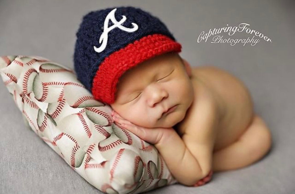GoldenGirlzHandmade Newborn Baby Chicago Cubs Outfit Set, Hat Cap, Diaper Cover, Knit Knitted Crochet, Baby Gift, Photo Prop, Photo Shoot, Baseball