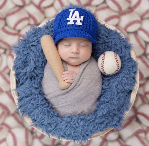 Dodgers Baby Hat Cap Los Angeles Dodgers Baby Gift Newborn - Etsy