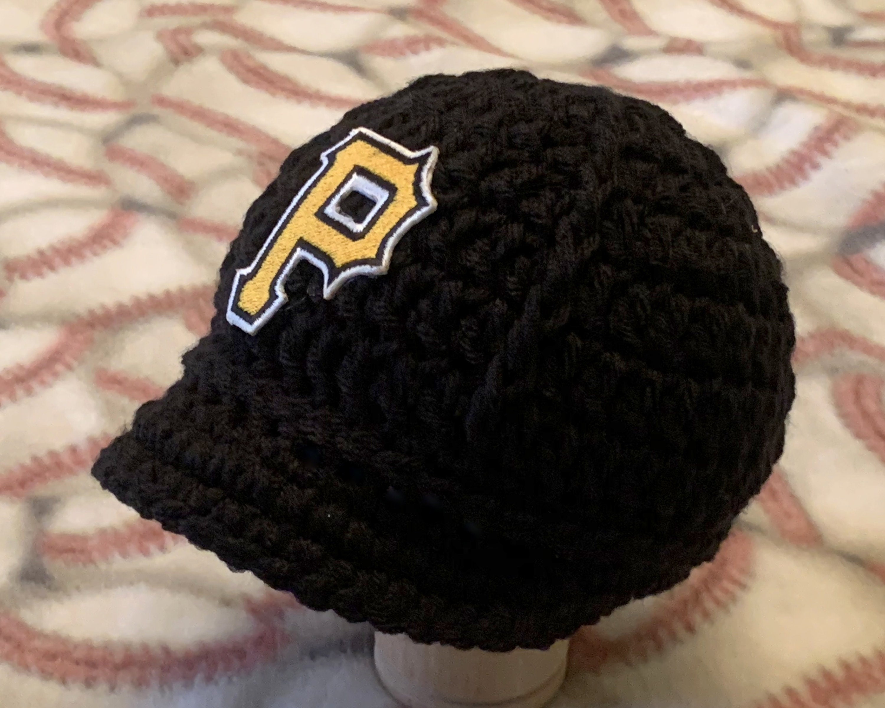 Baby Pittsburgh Pirates Cap Hat Outfit Knitted Crochet Baby Etsy