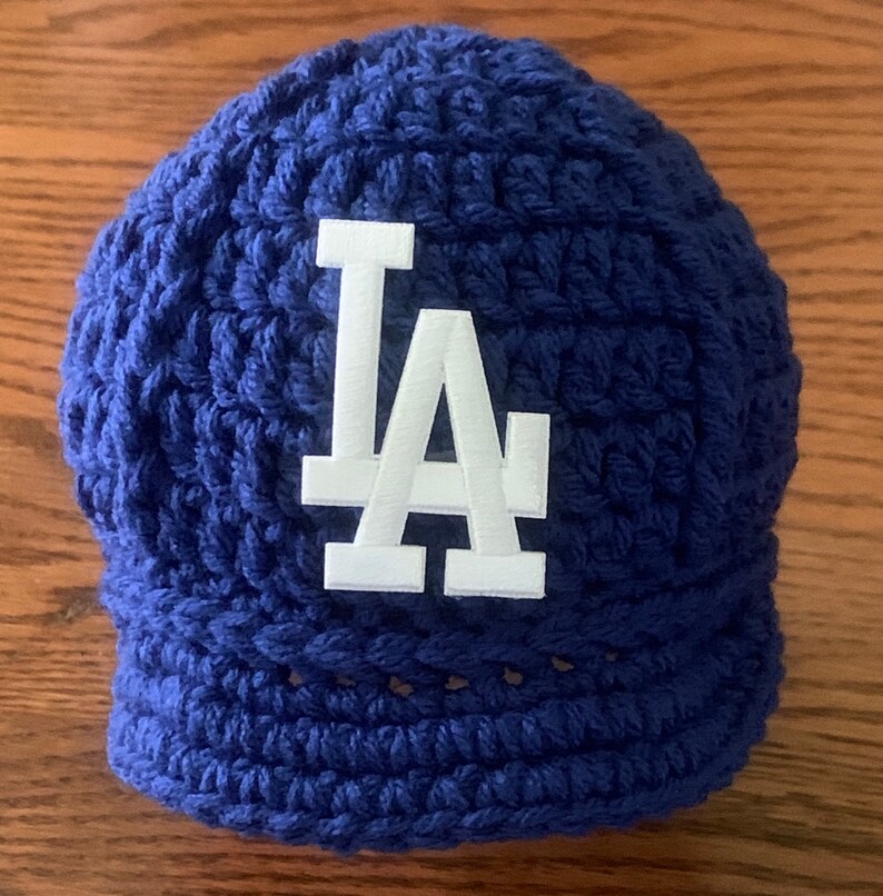 Dodgers Baby Hat Cap Outfit Los Angeles Dodgers Baby Gift Etsy