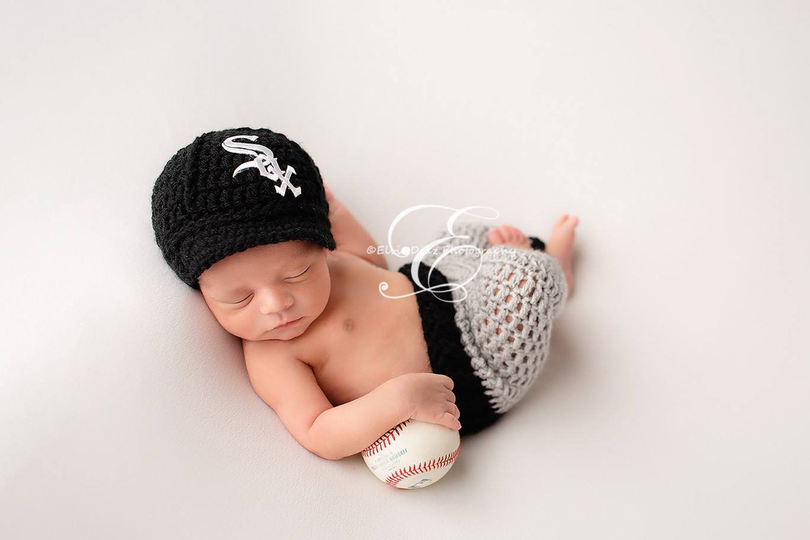 Chicago White Sox Outfit Uniform Set Hat Pants Knit / Etsy