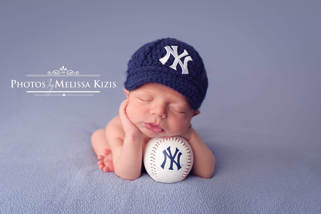 Yankees Baby Hat Cap Outfit New York Yankees Baby Gift Newborn Baseball