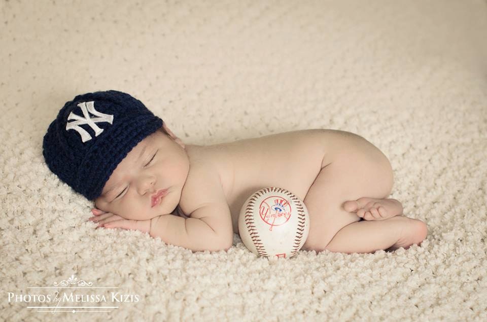 NY Yankees Baby Hat Newborn Yankees Hat Newborn Yankees
