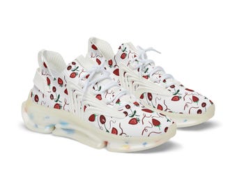 Cherry Pattern Sneakers | Men's Mesh Sneakers