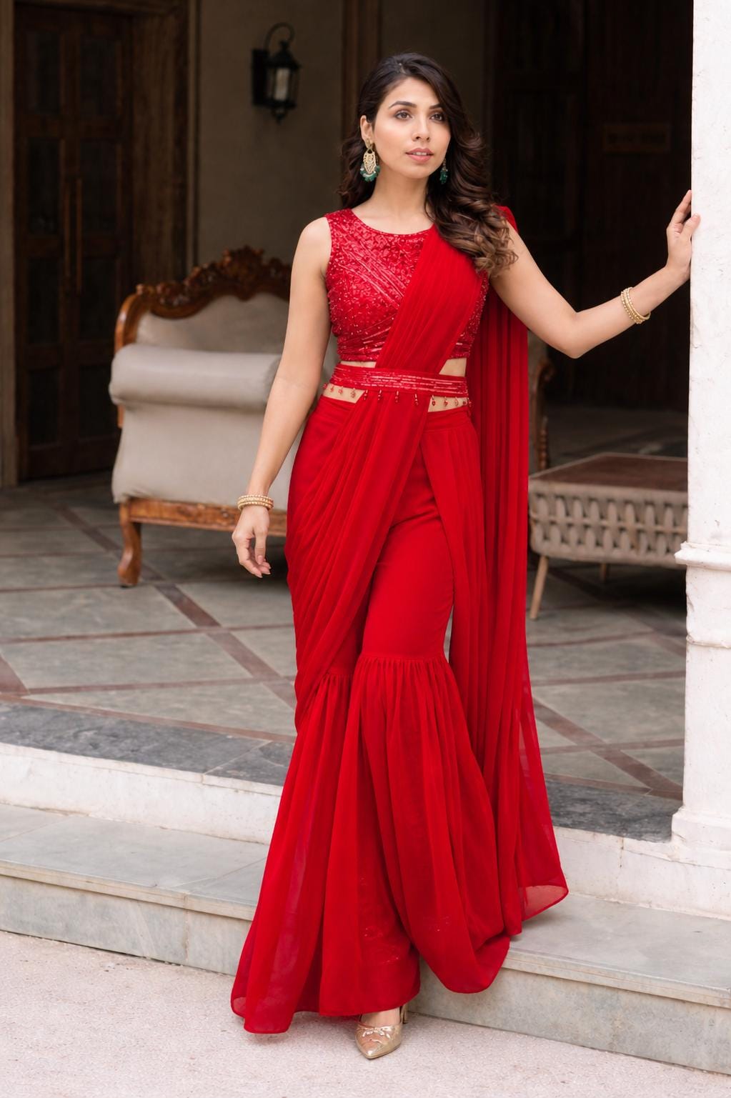 Pre Stitched Saree