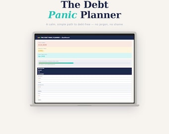 Debt Payoff Planner | Debt Tracker, Budget, Finance Spreadsheet (Excel, Google Sheets)