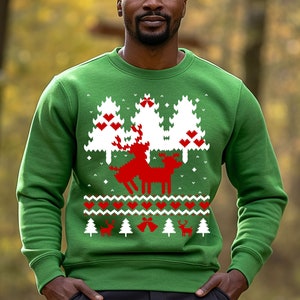 Mating reindeer sweater 2025