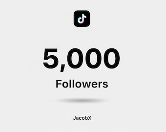 5 000 vrais abonnés TikTok | Livraison rapide | Service de croissance de compte | Véritable boost de qualité | Boostez votre profil TikTok | Pas de robots | Jacob X