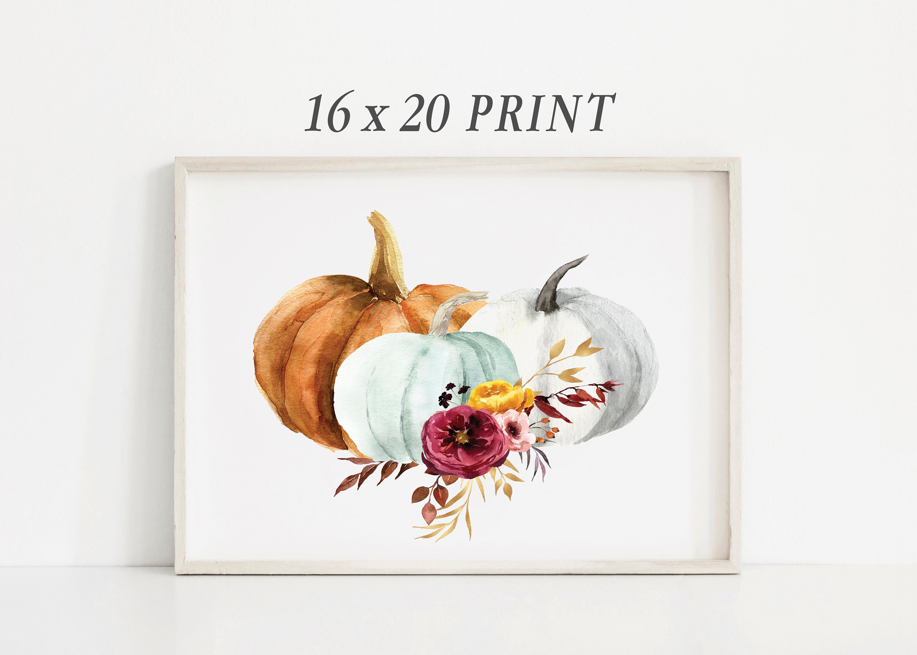 Pumpkin Print Fall Home Decor Thanksgiving Decor Set of 3 Pumpkin Printable Autumn home decor Pumpkin Printables Wall Art Fall Print