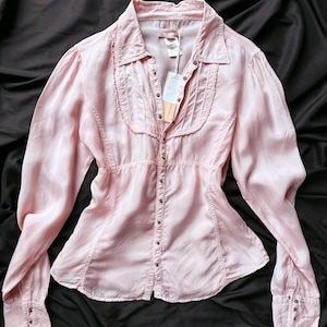 トップス early 2000s B.P.N Romantic frill Shirts 2000s Ruffle Blouse - Etsy - Page 4