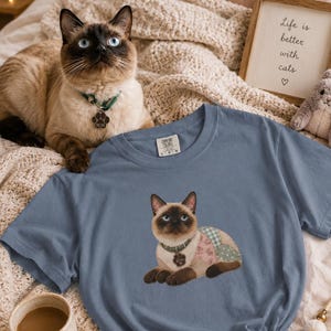 Custom Patchwork Pet Portrait Shirt, Personalized Dog & Cat Portrait T-Shirt, Pet Lover Gift, Memorial Pet Tee, Handmade Quilt Style Art