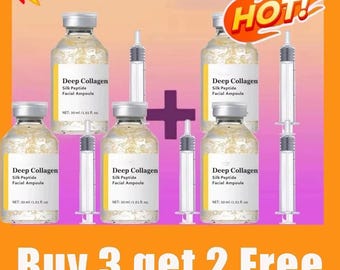 Silk Peptide Intensive Lifting Ampoule |Anti-Aging Serum for Face with Collagen & 30 Peptide Complex Skin Tightening  Firming