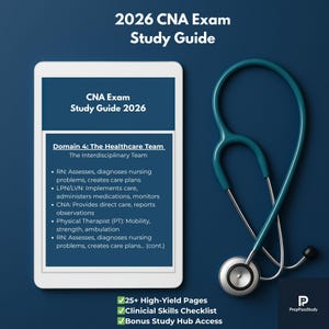 Guida di studio per l'esame CNA 2026 / Preparazione di 25 pagine, lista di controllo delle competenze (download digitale)