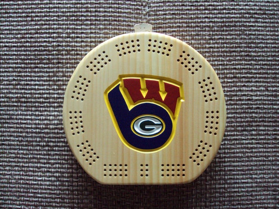 Wisconsin Green Bay Packers Cribbage Board