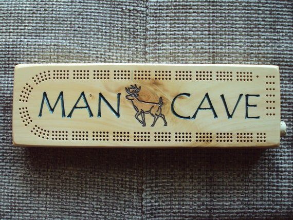 Rustic Cribbage Board Man Cave Furniture Log Cabin Lodge Etsy
