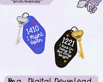 Hockey Romance Keys Digital Download PNG