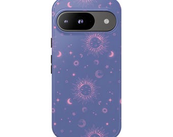 Indigo Celestial Google Pixel-skal | Mystic Skyddande Skal (SKY-0003)