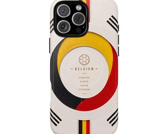 MagSafe iPhone-skal för Belgiens fotbollslag | Landslagskollektion (FWC-0014)