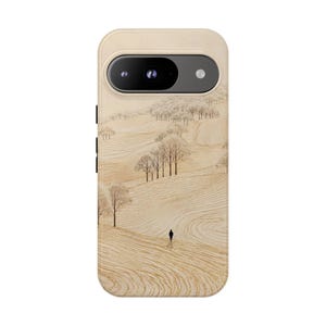 Custodia protettiva artistica per Google Pixel con paesaggio rurale sereno (PNT-0003)