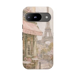 Paris Painting Google Pixel Case | Eiffel Tower Protective Cover (FRC-0003)
