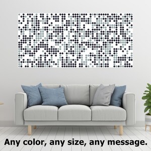 Bespoke Color Code Art | Custom Colors & Sizes | Secret Message Print