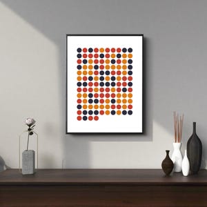 Your Words as Art | Personalized Color Code Print | Secret Message Wall Art