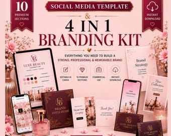 Canva-brandingkit | Sjablonen voor sociale media, Logo Suite (directe download)
