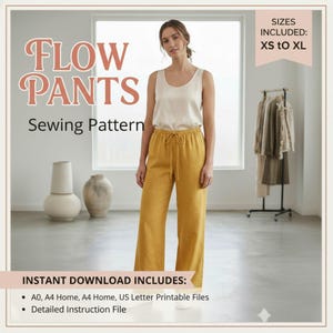 Valley Skirt Sewing Pattern | Flowing Maxi Skirt, Expert Level (Digital Download)