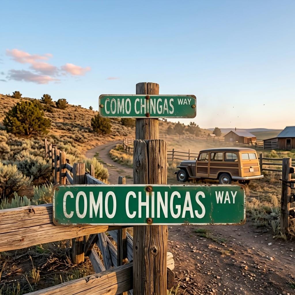 Funny Spanish Metal Sign Como Chingas Way, Mexican Humor Wall Decor - Etsy