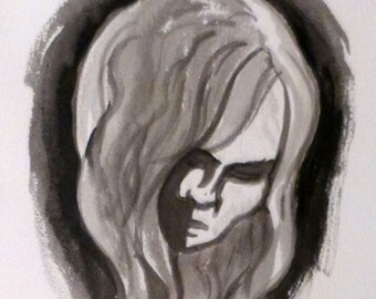 Dibujo, cara hacia abajo