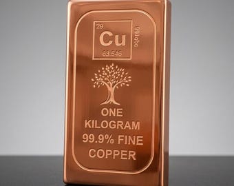 10 Oz Copper Bar Canadian Maple Leaf - Ten Troy Ounce (311.035