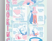 Coffee Choking Victim Poster (Oh no, decaf )