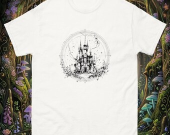 Fantasy Castle T-Shirt, Fairycore Princess Graphic, Gift for Her