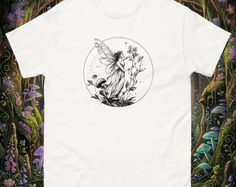 Y2K Fairycore Unisex T-Shirt, Whimsical Fairy Graphic, Ethereal Aesthetic Tee