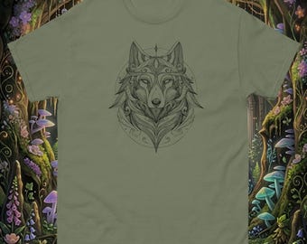 Witcher Inspired Wolf T-Shirt, Fantasy RPG Unisex Gamer Gift