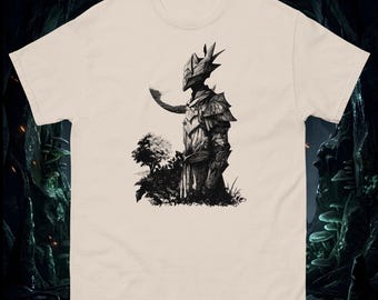 Dark Fantasy Elf Unisex T-Shirt, Witcher & Skyrim Inspired Graphic, Gamer Gift