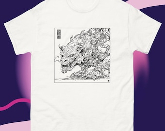 Black Myth Wukong Inspired Dragon Unisex T-Shirt, Chinese Dragon Fantasy Graphic Tee, Gamer Gift