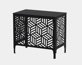 Air conditioner and heat pump cover – Origami (floor mounting)
