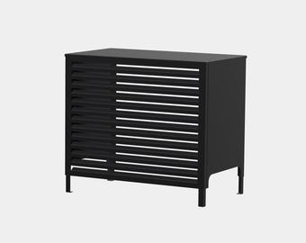Air conditioner and heat pump cover – Right-angled louver (floor mounting)