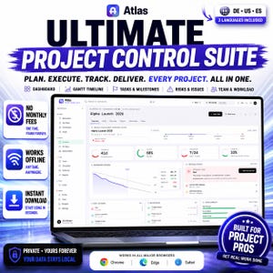 Ultimate Project Control Suite – Offline Kanban, Timesheet, Cost & Sprint Planner