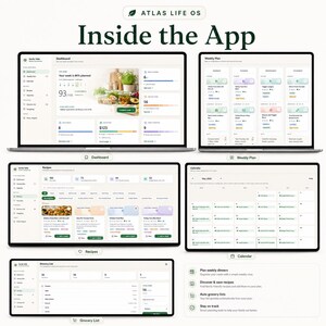 Family Meal Planner HTML App | Weekly Dinner Planner, Recipe Library, Auto Grocery List, Offline Digital Family Organizer