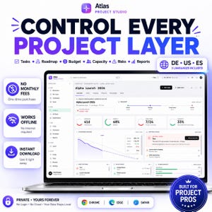 Atlas Project Manager – Offline Kanban, Timesheet, Cost & Sprint Planner