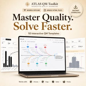 Quality Management Tools Bundle - 10 HTML Apps | 8D, | Offline Toolkit | IATF 16949 / VDA / AiaG