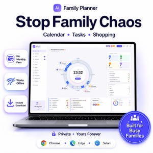 Family Command Center: offline gezinsplanner voor taken, agenda, maaltijden en budget